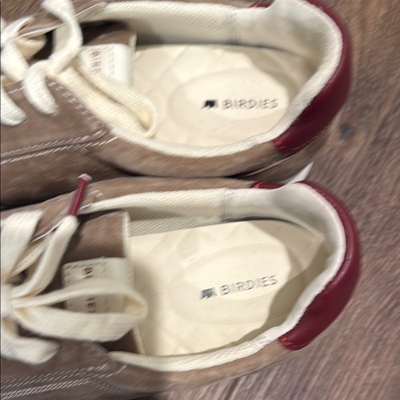 Birdies Roadrunner Suede Sneakers with Cream Accents - Picture 4 of 6